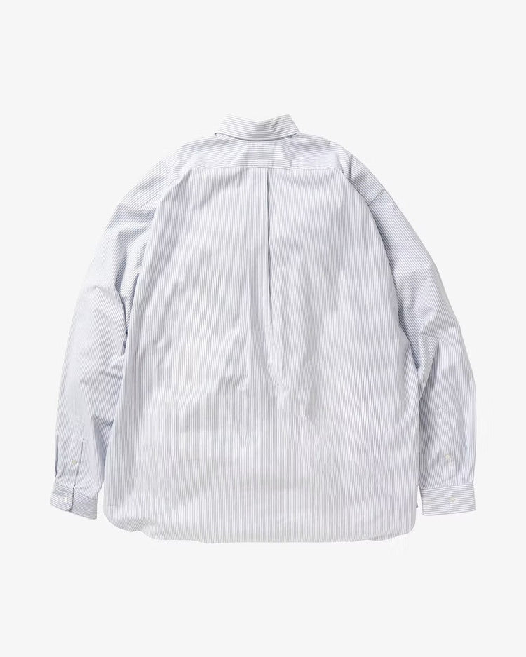 Sillage wide shirt navy stripe 