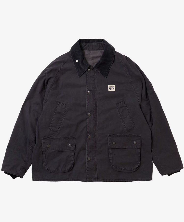Sillage re-engineered overshirt black stripe 
