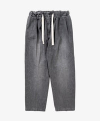 Sillage  baggy trousers black denim bleached