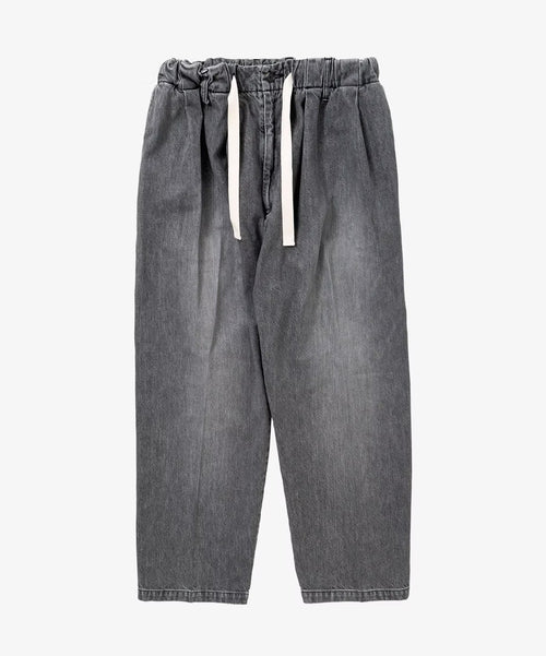 Sillage  baggy trousers black denim bleached