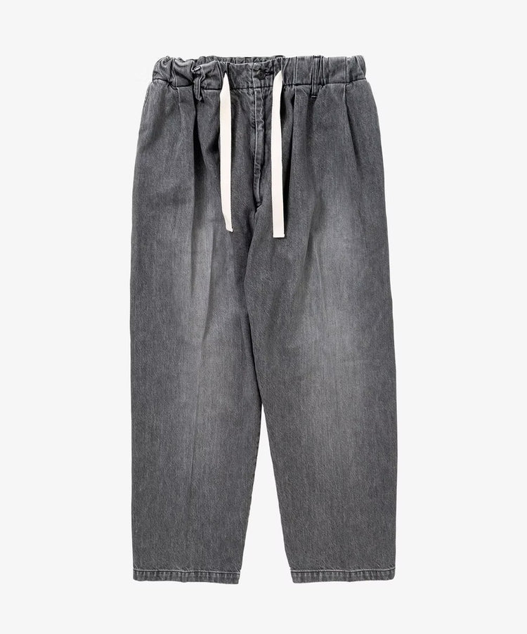 Sillage  baggy trousers black denim bleached