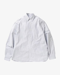 Sillage wide shirt navy stripe 