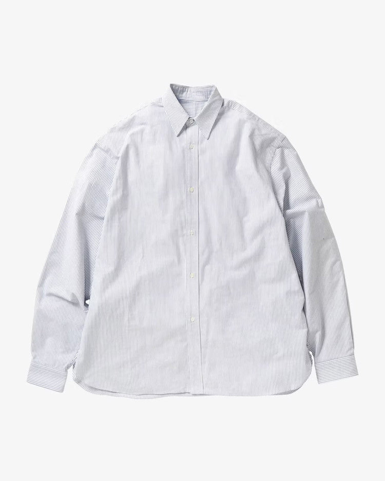 Sillage wide shirt navy stripe 