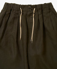 Sillage circular short pants black denim damaged 