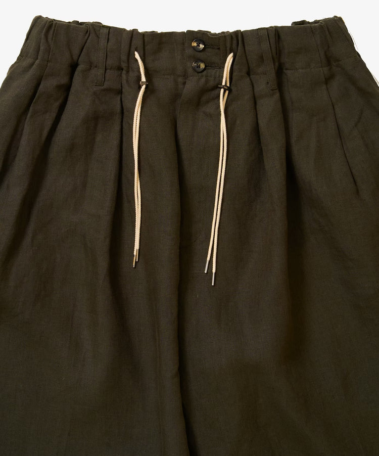 Sillage circular short pants black denim damaged 