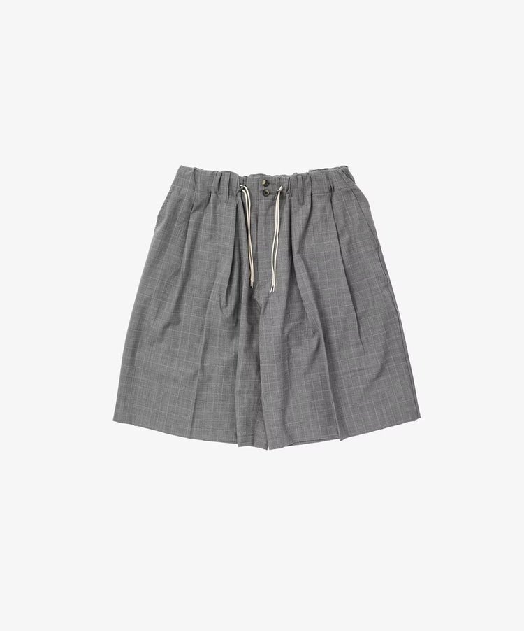 Sillage  circular short pants glen check