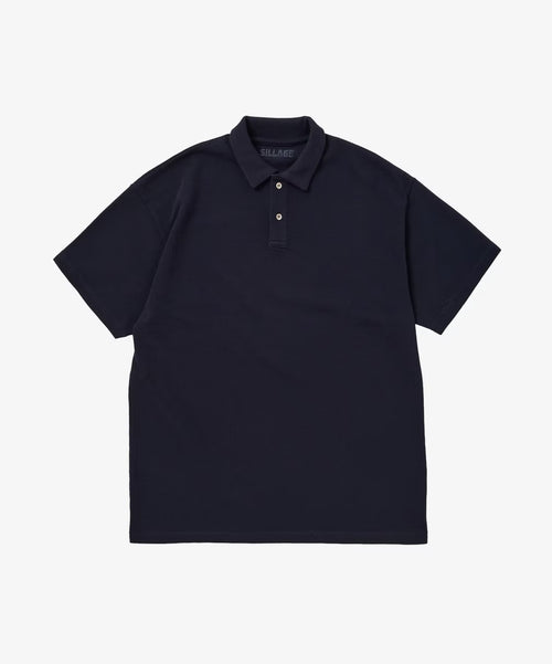 Sillage  twisted pique polo navy