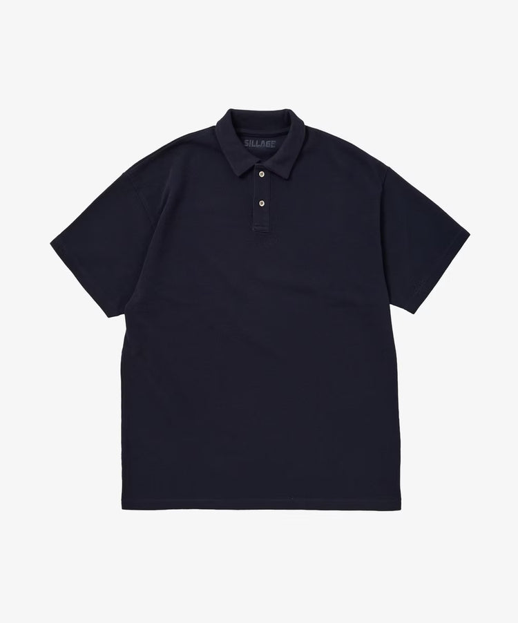 Sillage  twisted pique polo navy