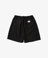 Sillage circular short pants black denim damaged 