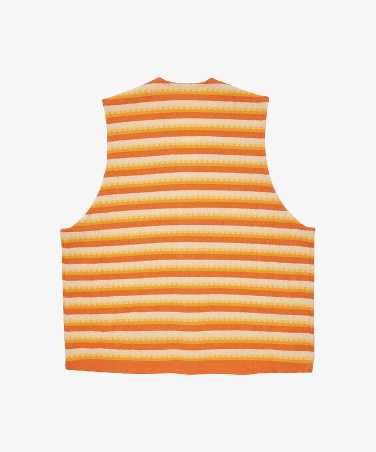 Sillage  gilet three d knit yellow mix