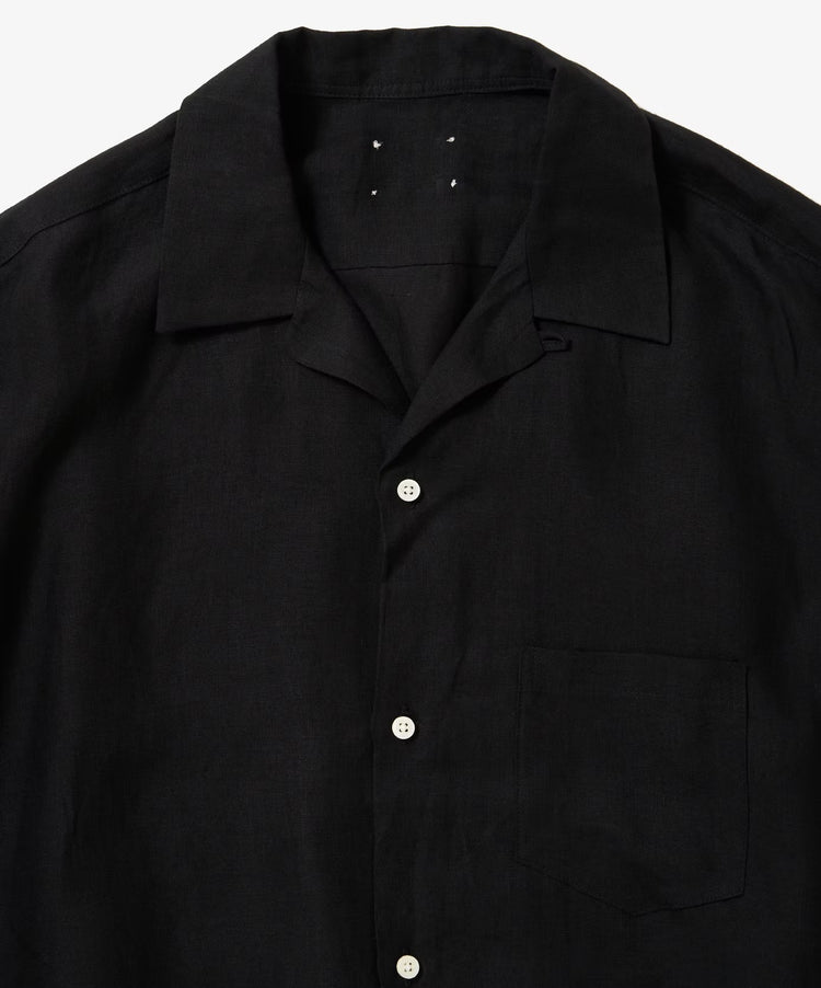 Sillage   ribbed shirts linen black