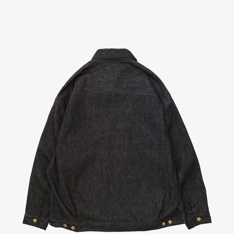 Sillage / trucker jacket black denim one wash