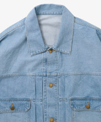Sillage  trucker jacket denim bleached