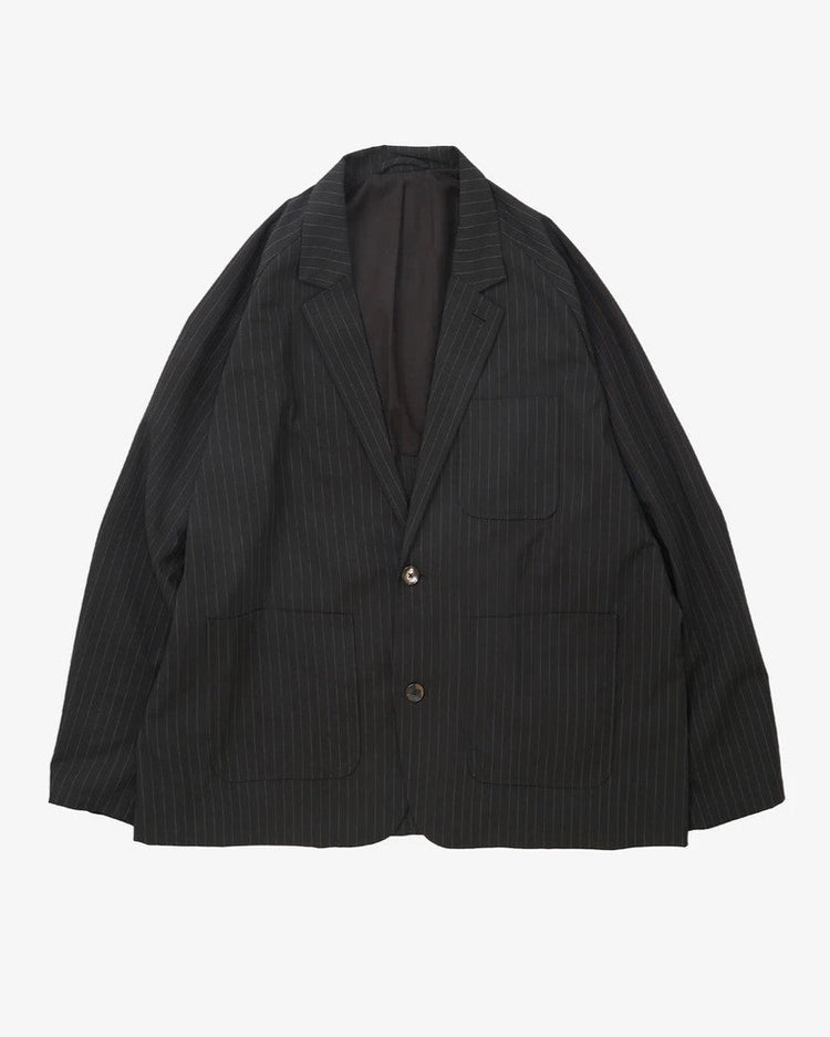 Sillage / blazer black stripe twill 