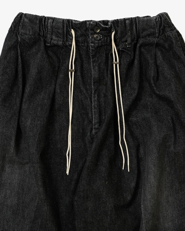 Sillage circular pants black denim damaged 