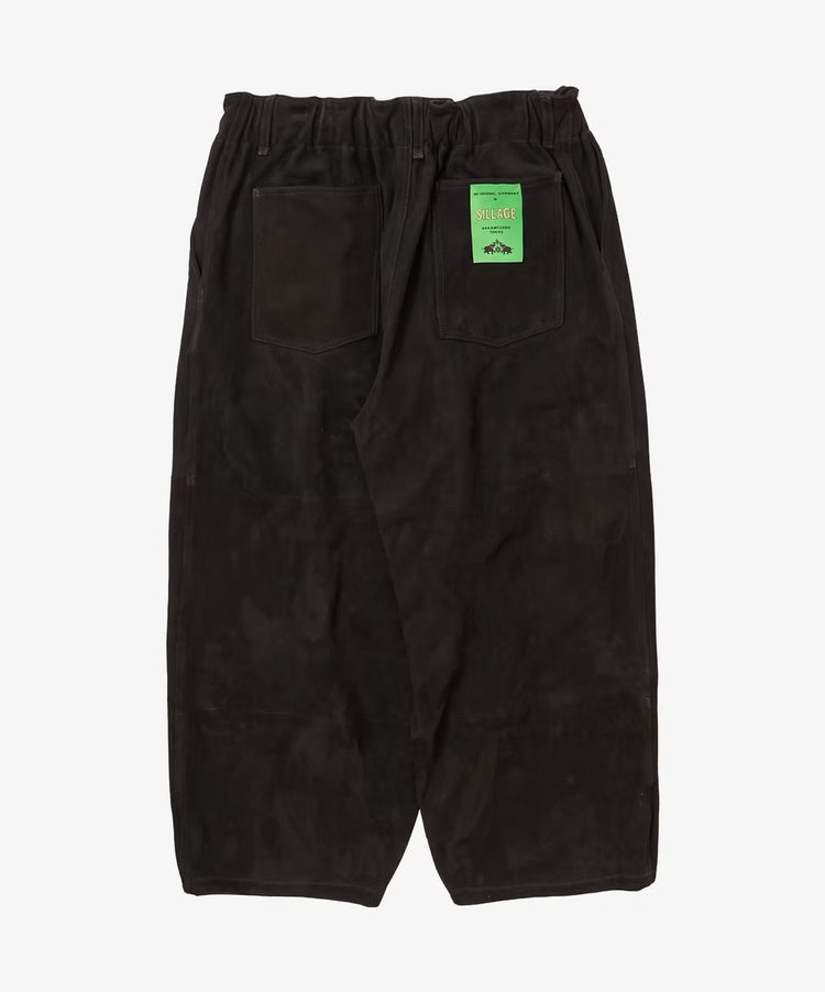 Sillage  circular pants sheepskin black