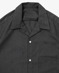 Sillage  re-engineered overshirt short sleeve anthracite