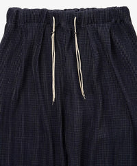 Sillage  circular pleats pants deadstock watahiko tex sashiko