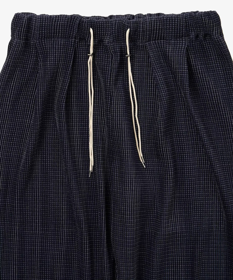 Sillage  circular pleats pants deadstock watahiko tex sashiko