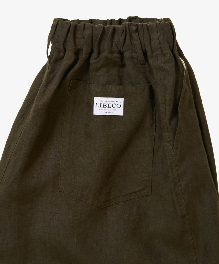 Sillage circular short pants black denim damaged 