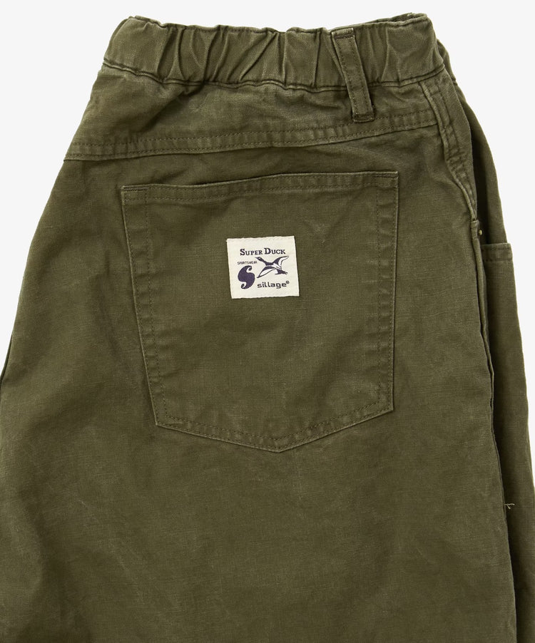 Sillage  pantalon cinq poches super duck olive