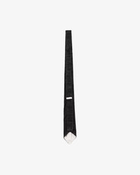 Sillage tie black denim damaged 