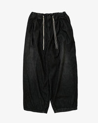 Sillage circular pants black denim damaged 