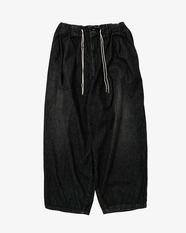 Sillage circular pants black denim damaged 