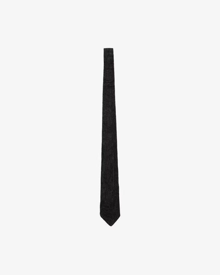 Sillage tie black denim damaged 