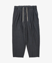 Sillage circular pleats pants deadstock watahiko tex glen check