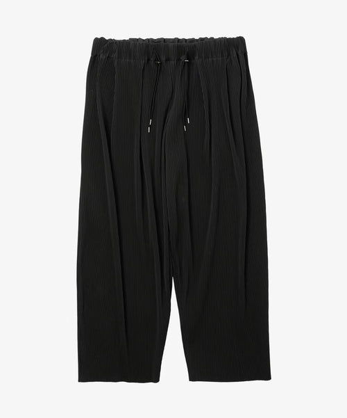 Sillage circular pleats pants black with pockets
