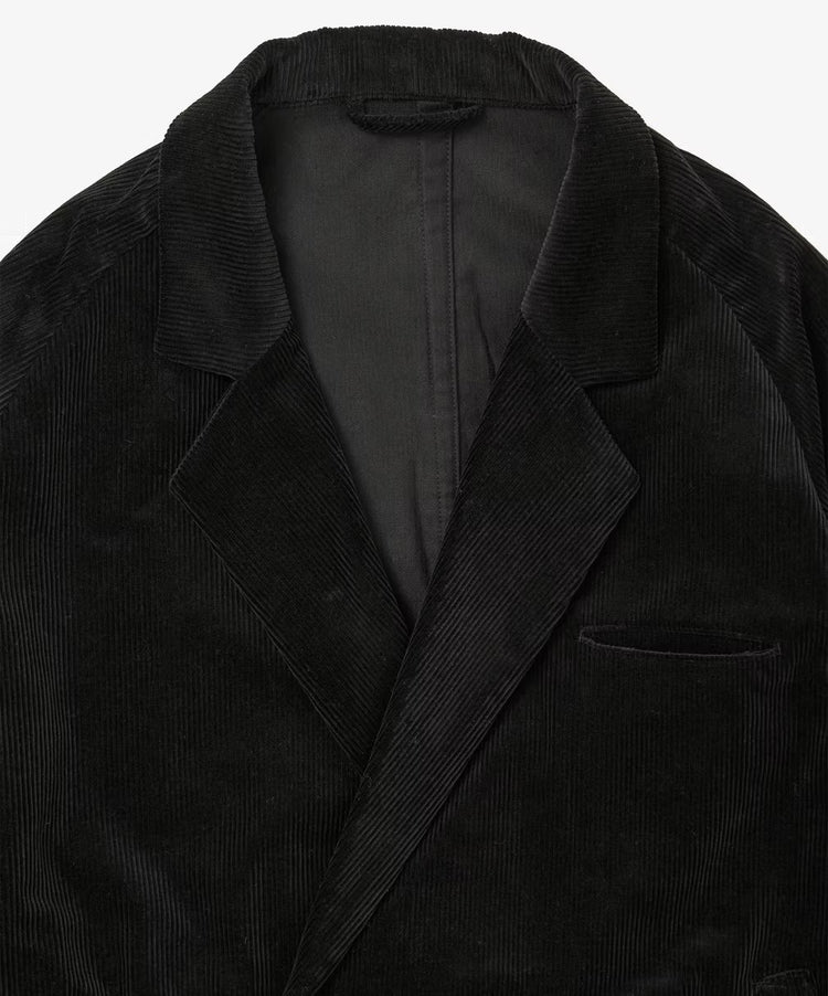 Sillage  double-breasted jacket corduroy black