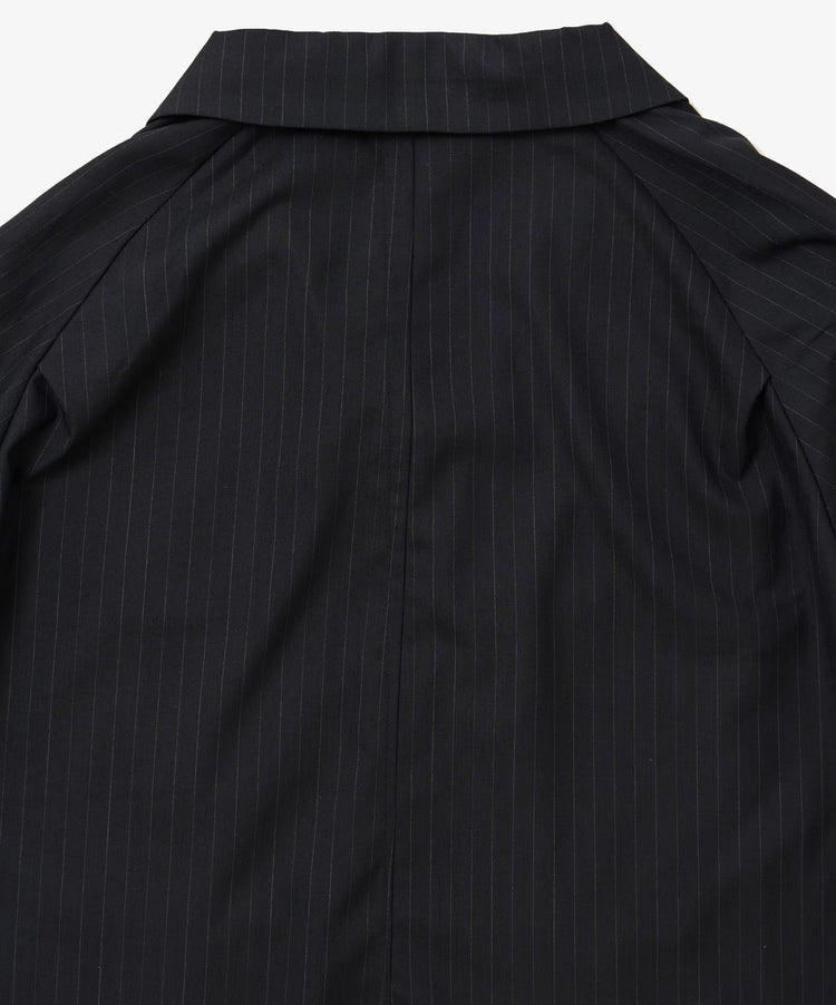 Sillage double-breasted jacket black stripe