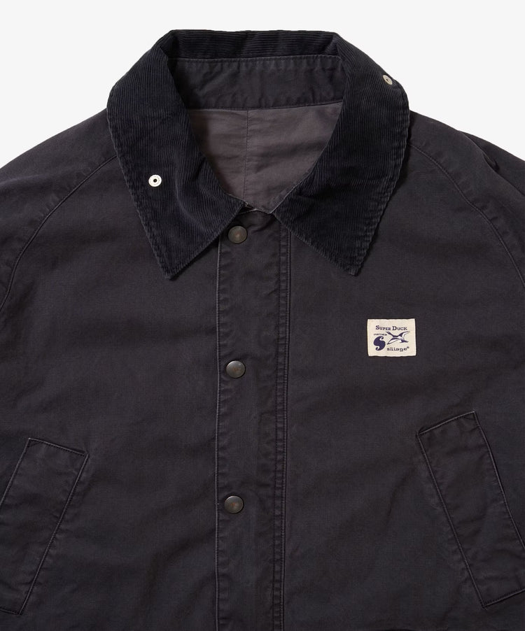 Sillage re-engineered overshirt black stripe 
