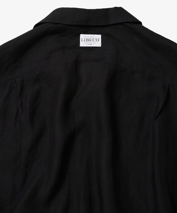 Sillage   ribbed shirts linen black