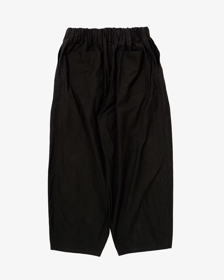 Sillage circular pants back satin anthracite 