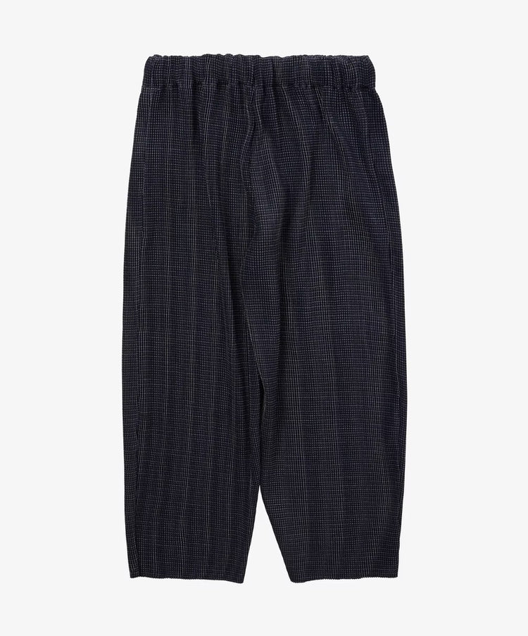 Sillage  circular pleats pants deadstock watahiko tex sashiko