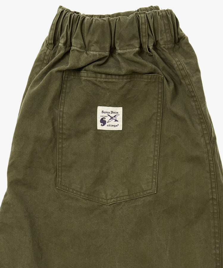 Sillage  circular pants super duck olive