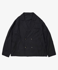 Sillage double-breasted jacket black stripe