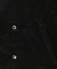 Sillage  double-breasted jacket corduroy black