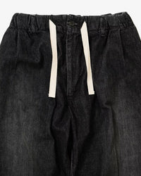 Sillage  baggy trousers black denim damaged