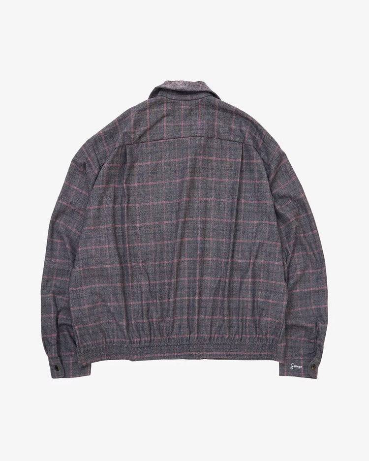 Sillage  rib blouson deadstock glen check pink