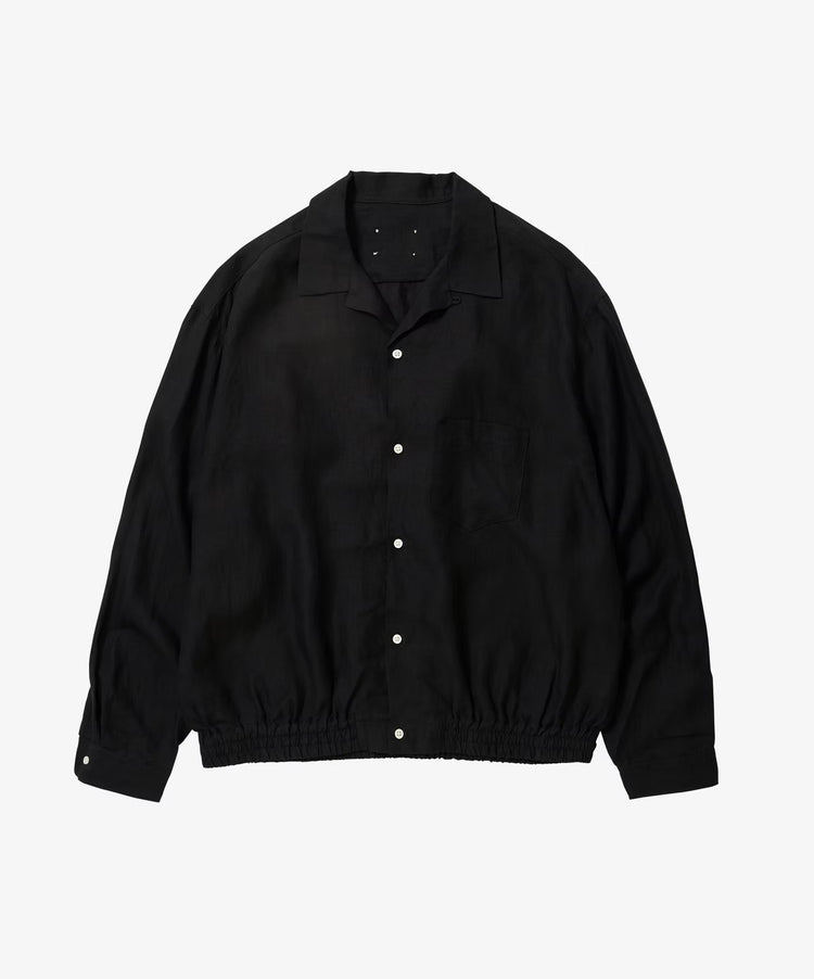 Sillage   ribbed shirts linen black