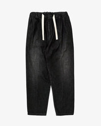 Sillage  baggy trousers black denim damaged