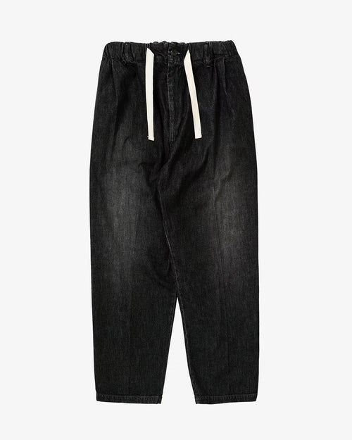 Sillage  baggy trousers black denim damaged