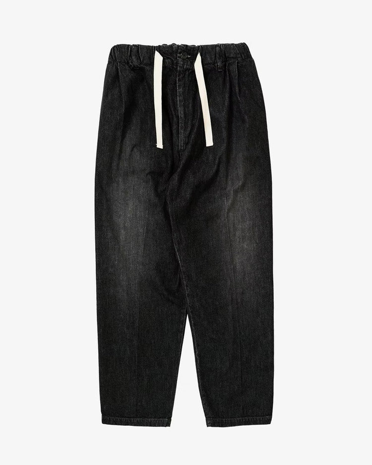 Sillage  baggy trousers black denim damaged