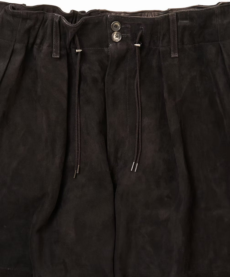 Sillage  circular pants sheepskin black