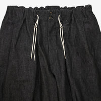 Sillage  circular pants black denim one wash