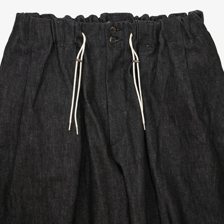 Sillage  circular pants black denim one wash