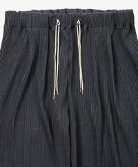 Sillage circular pleats pants deadstock watahiko tex glen check